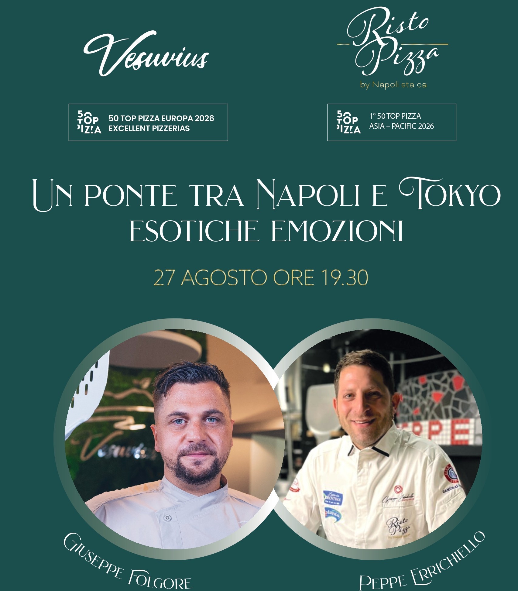 Un pont entre Naples et Tokyo : la pizza napolitaine à l’honneur lors du « Vesuvius Taste Experience » à Neuchâtel.
